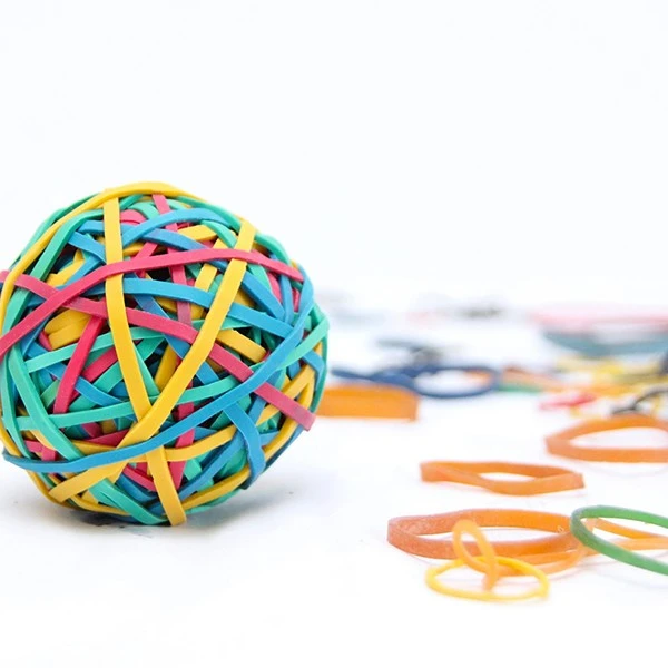 Colorful Rubber Band Elastic Ball