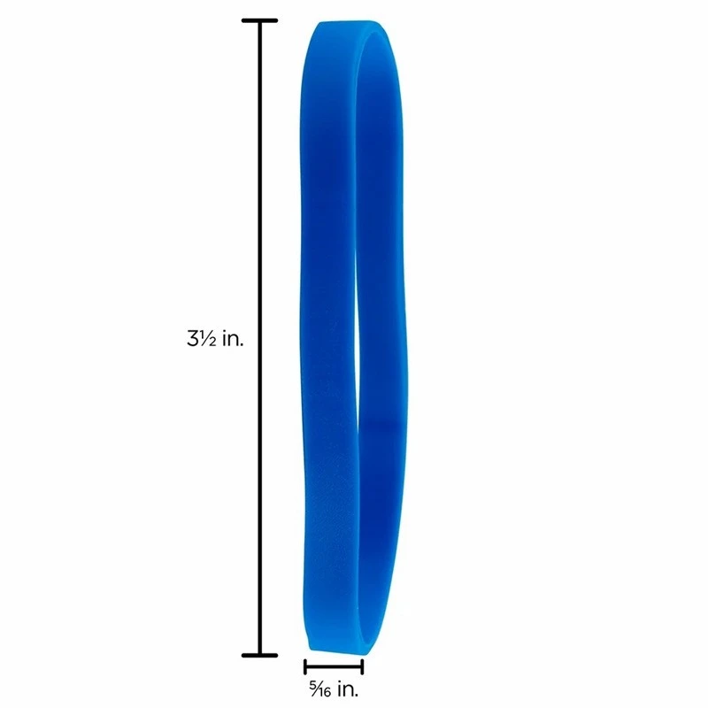 Eco-Friendly Dark Blue Biodegradable Rubber Bands