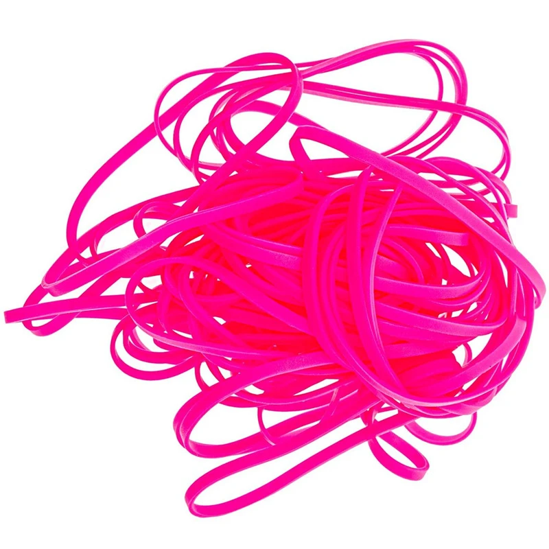 Hot Pink Rubber Bands