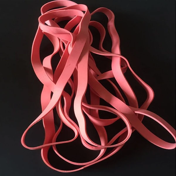 Long Pink Rubber Bands