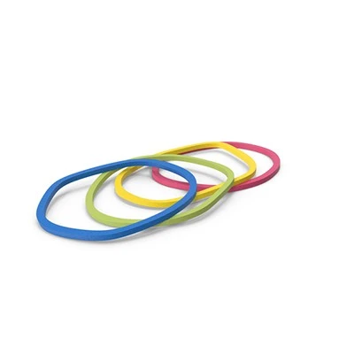 latex free colorful rubber bands