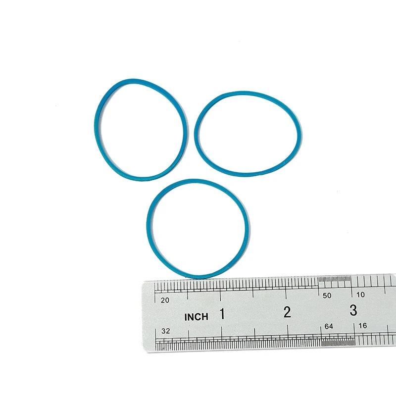 Ice Blue Non-Marking Household Rubber Bands Ice Blue Non-Marking Household Rubber Bands
