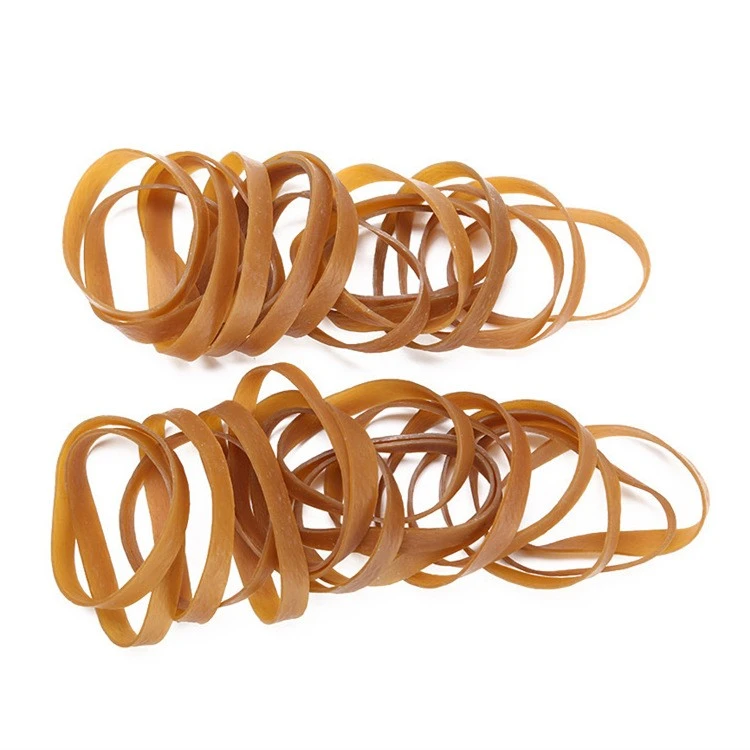 Eco-friendly natural color office rubber bands