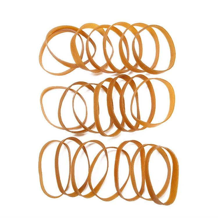 Undyed natural rubber hair bands