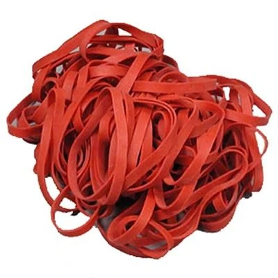 Postal rubber bands for office organization