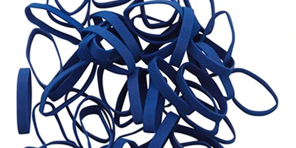 Blue rubber bands Blue rubber bands