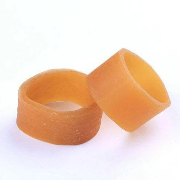 thick small bands with 500% elongation