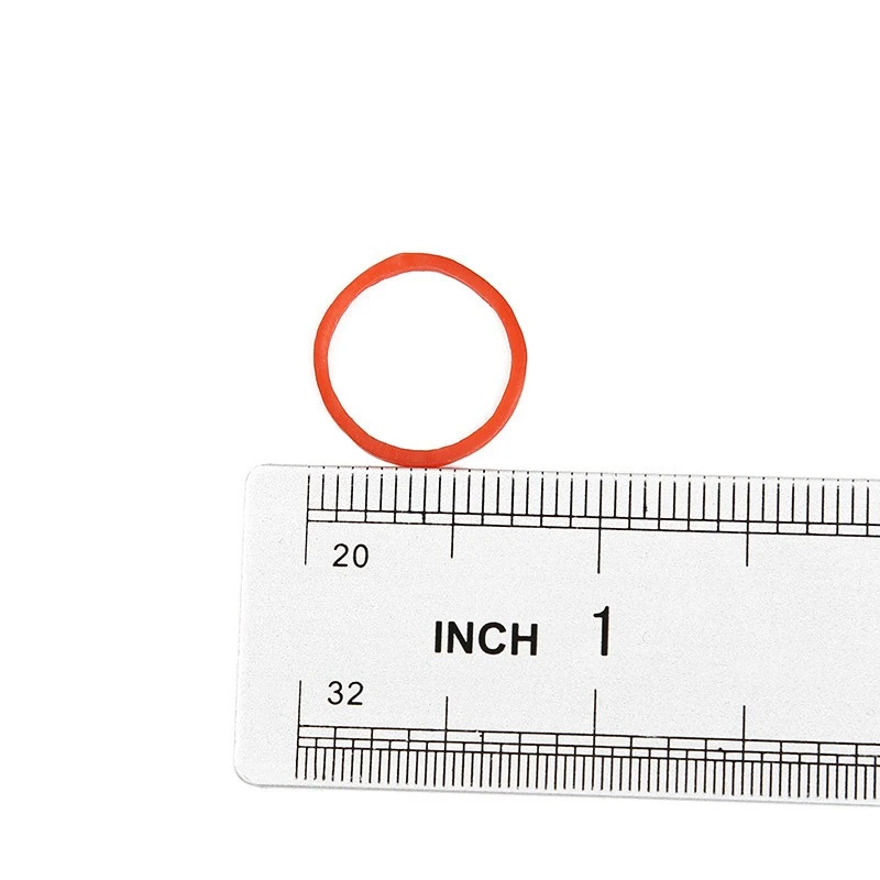 Dark Red Mini Non-Slip Rubber Bands