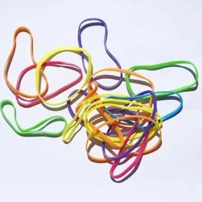 stationery rubber bands color assorted