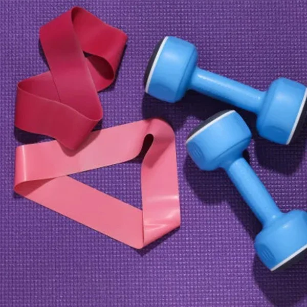 Pink Workout Rubber Bands